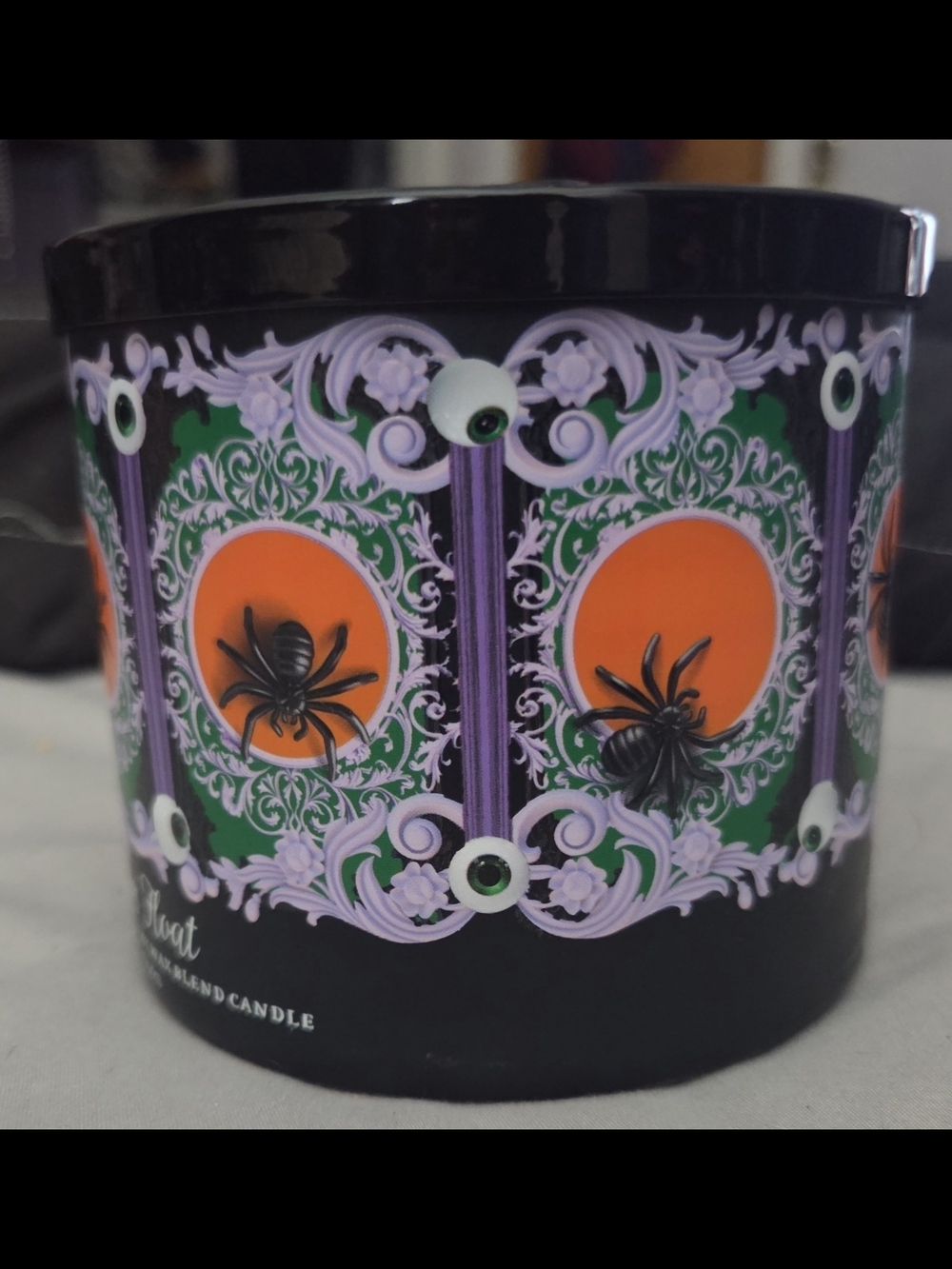 🔺️🆕️🔺️Bath & Body Works-Ice Scream Float Candle - Black, Purple, Orange - Picture 2 of 6